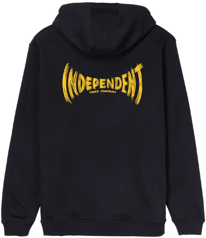 Independent Carved Span Hoodie Black