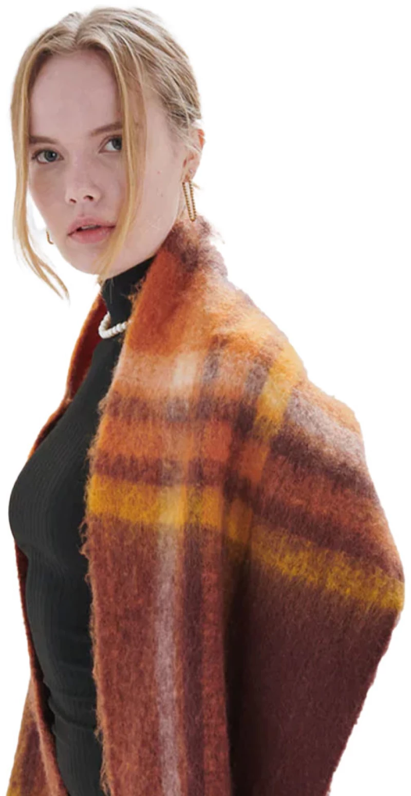 24 Colours Scarf Brown