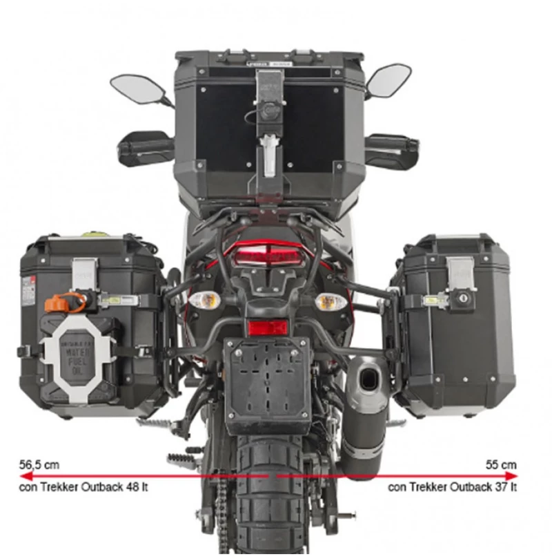 Givi Βάσεις Πλαϊνών Honda X-ADV 750 21-22 PLO1188CAM