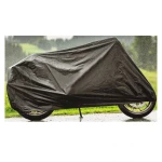STR Κουκούλα Μοτοσικλέτας Αδιάβροχη Small Black 183x89x120 cm