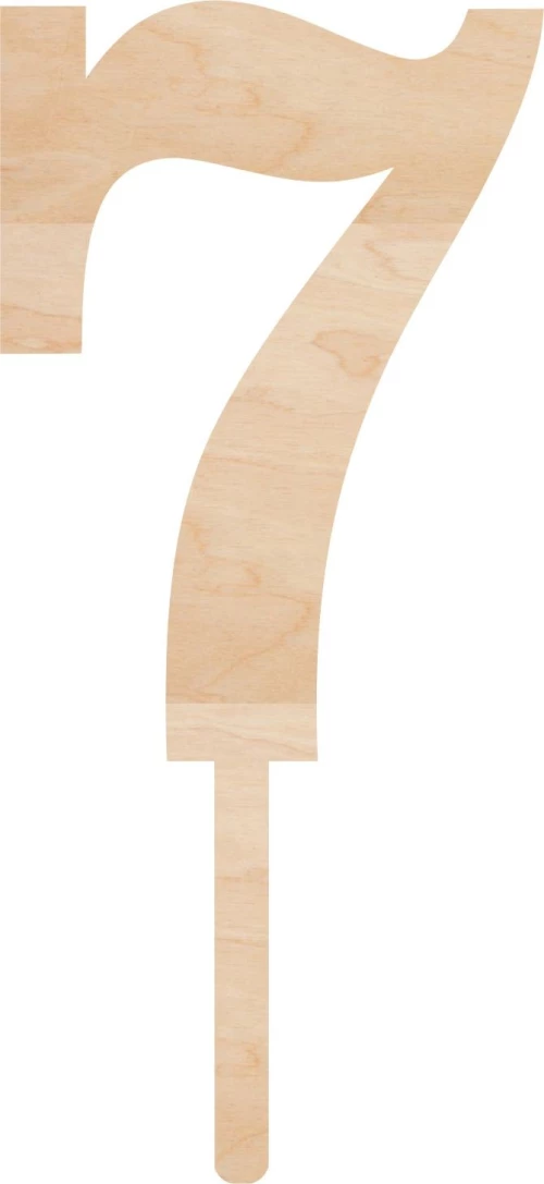 Cake Topper 7 ΞΥΛΟ