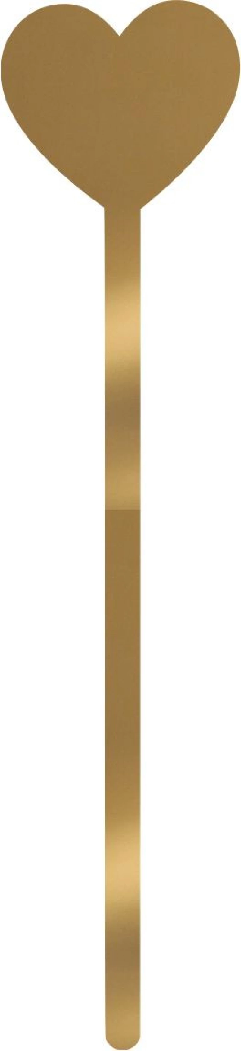 Cake Pop Sticks 12τμχ heart 2 ΧΡΥΣΟ ΚΑΘΡΕΠΤΗΣ