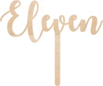 Cake Topper Eleven ΞΥΛΟ