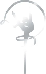 Cake Topper Ρυθμική ΑΣΗΜΙ ΚΑΘΡΕΠΤΗΣ