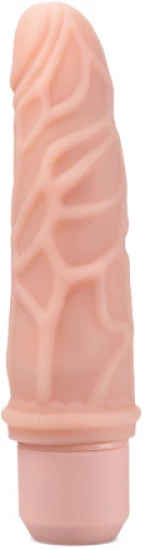 DR SKIN Dr Robert silicone vibrating dildo Beige 19 x 4.4 cm