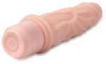 DR SKIN Dr Robert silicone vibrating dildo Beige 19 x 4.4 cm