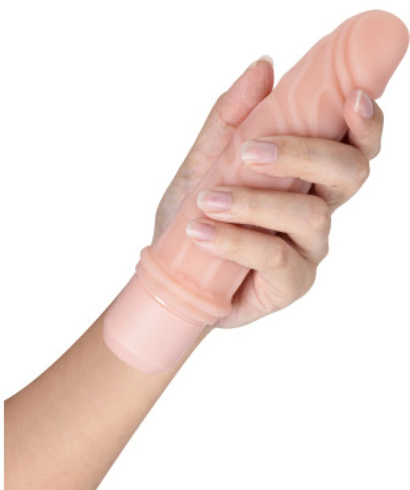 DR SKIN Dr Robert silicone vibrating dildo Beige 19 x 4.4 cm