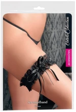 Cottelli Collection Lace Garter Black
