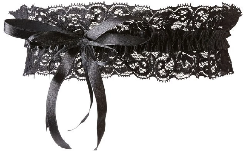 Cottelli Collection Lace Garter Black