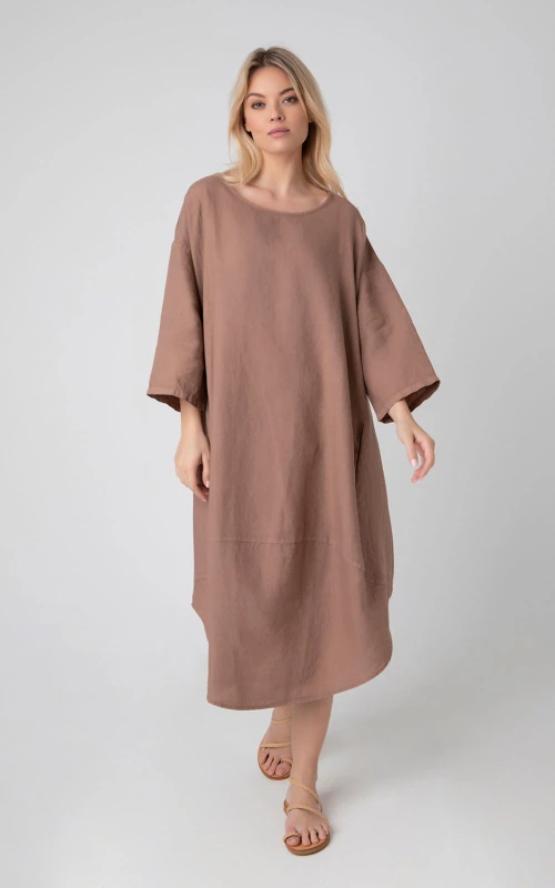 Φόρεμα Tulip Brown