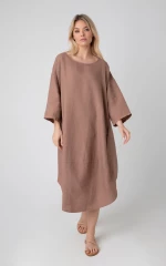 Φόρεμα Tulip Brown