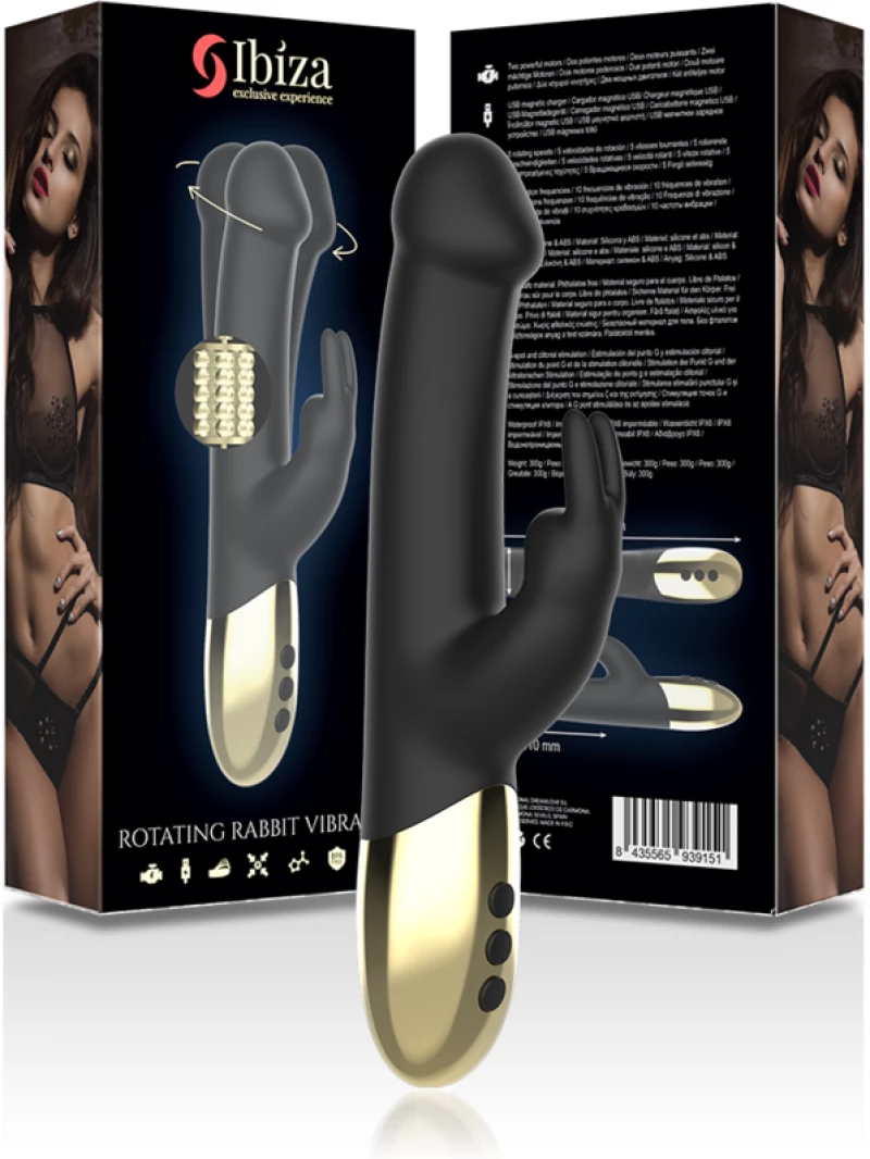 IBIZA - ROTATING RABBIT VIBRATOR