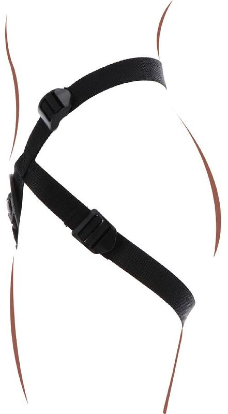 GET REAL - STRAP-ON HARNESS BLACK