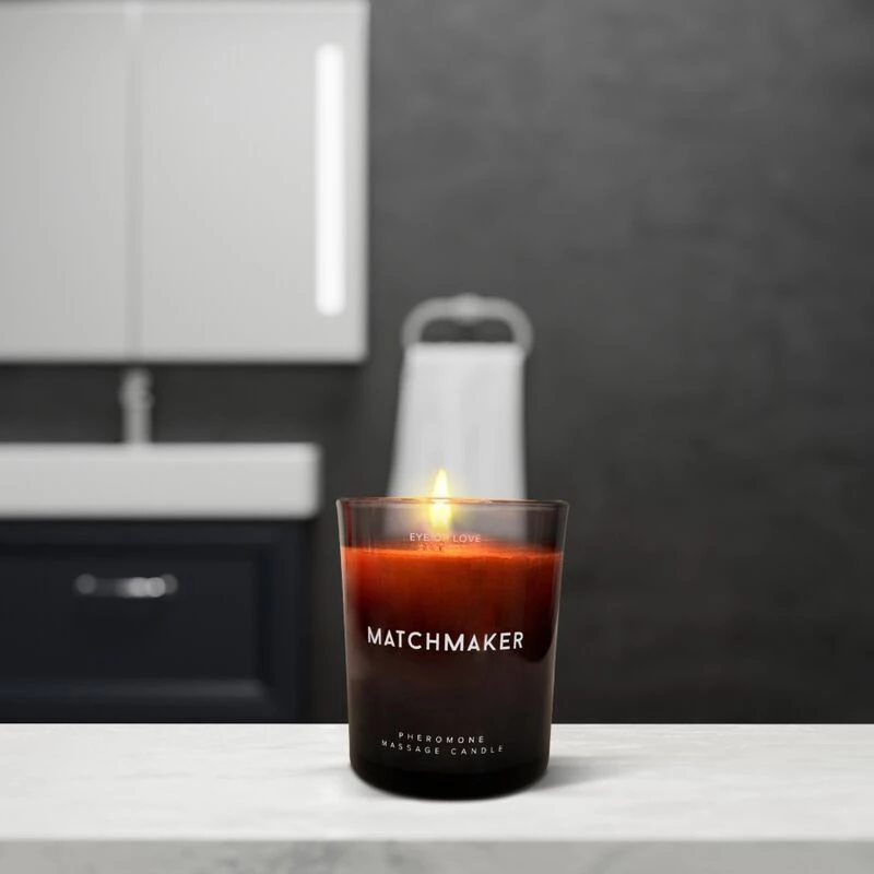 EYE OF LOVE - MATCHMAKER BLACK DIAMOND MASSAGE CANDLE ATTRACT HER 150ML