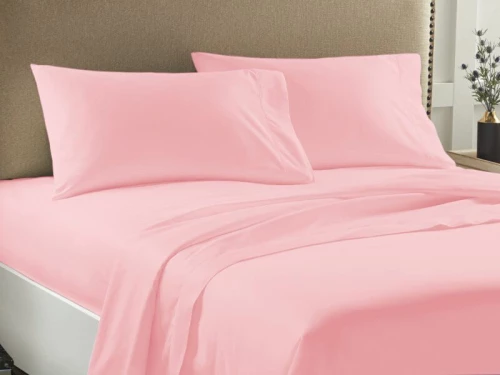 Παπλωματοθήκη Μονόχρωμη Σομόν Economy Γαρύφαλλο - 220x240