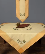 Τραπεζομάντηλο bg23a (160cm x 250cm) κίτρινο Silk Fashion