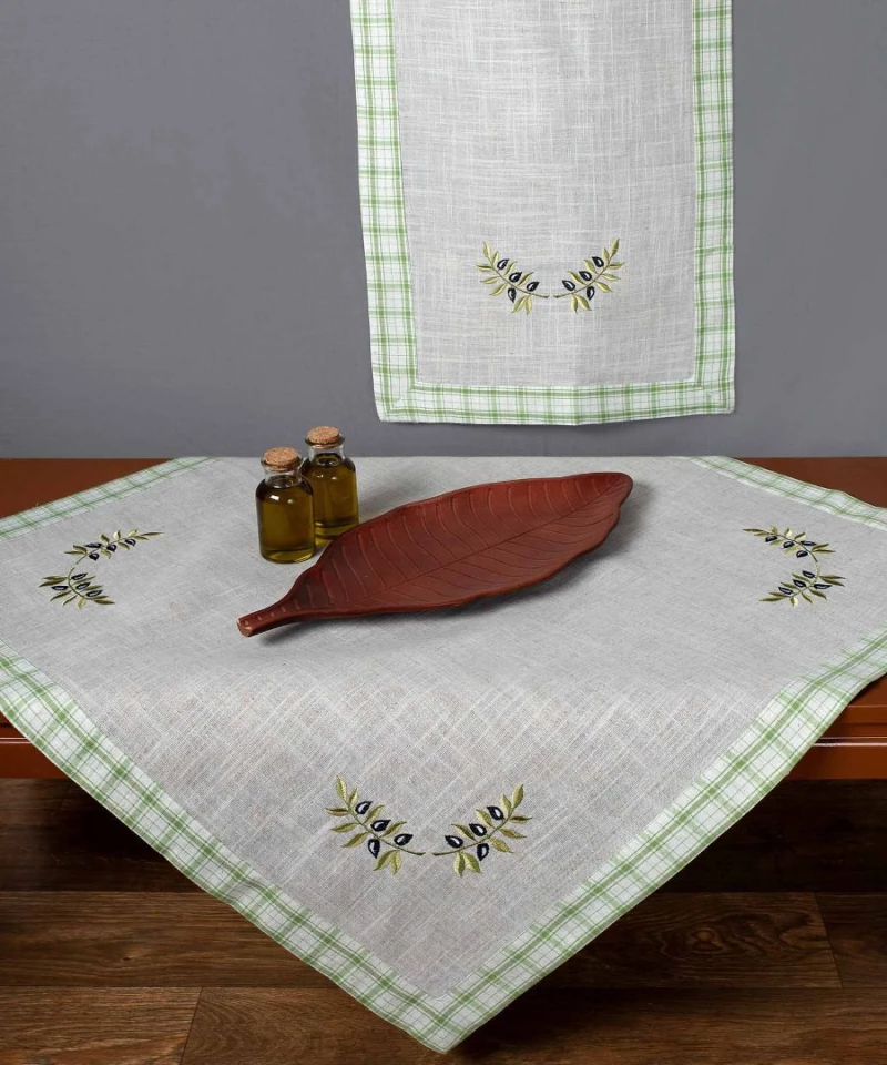 Τραβέρσα 1312 (45cm x 175cm) πράσινο Silk Fashion