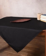 Τραπεζομάντηλο NELLY (150cm x 270cm) μαύρο Silk Fashion