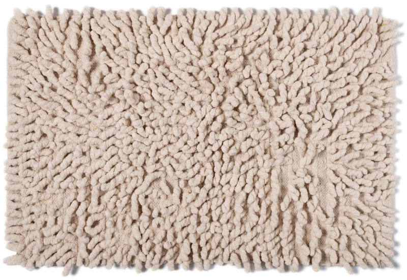 Πατάκι μπάνιου γαριδάκι (50cm x 80cm) μπέζ Silk Fashion
