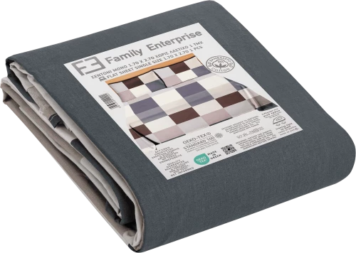 Σεντόνι μονό 1,70 Χ 2,70 βαμβακερό 100% χωρίς λάστιχο εμπριμέ 007434011Σ65