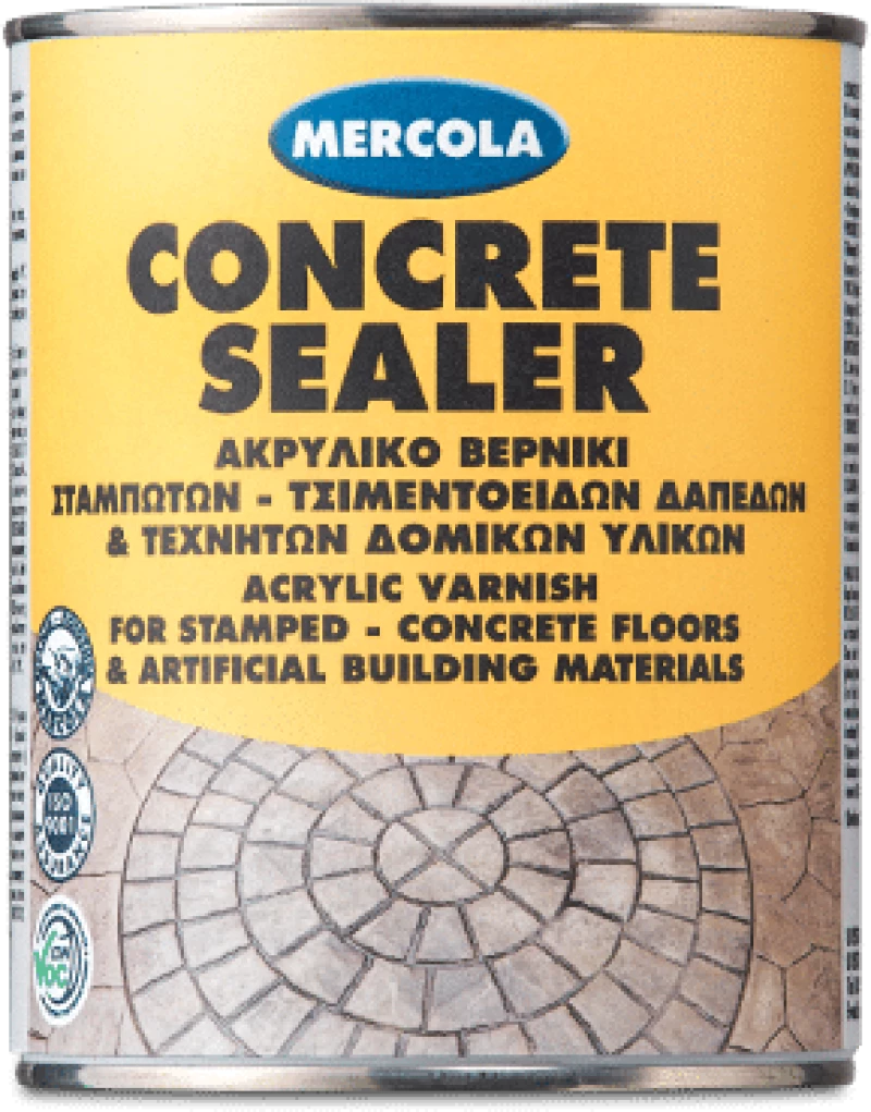 Mercola Concrete Sealer βερνίκι για σταμπωτά δάπεδα 5lt