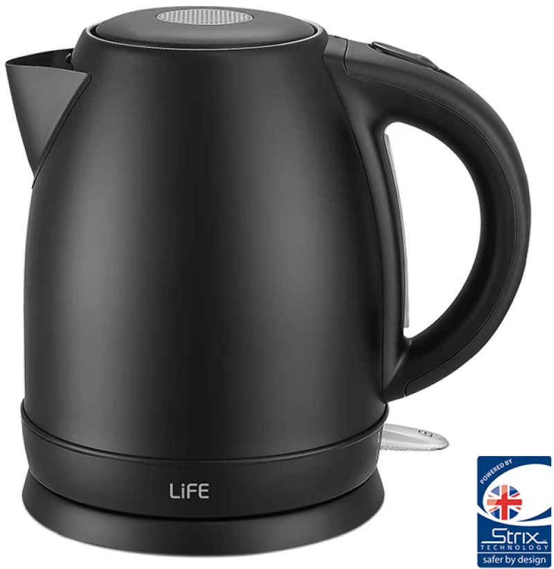 LIFE PEARL Bραστήρας 1.7L, 2200W, σε μαύρο χρώμα