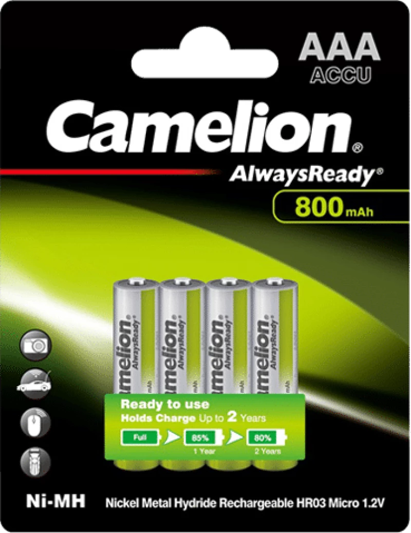 Camelion Μπαταρίες Always Ready AAA R03AAA800mAh-BP4