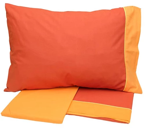 Σετ Σεντόνια Cotton Feelings Εμπριμέ Μονό 160Χ260 Sunshine Orange - p152-187-2219-orange