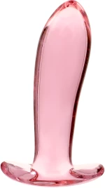 NEBULA SERIES BY IBIZA' - MODEL 5 ANAL PLUG BOROSILICATE GLASS 12.5 X 3.5 CM PINK