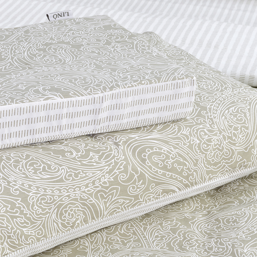 LINO ΣΕΤ ΠΑΠΛΩΜΑΤΟΘΗΚΗ PASILIO BEIGE  160Χ240