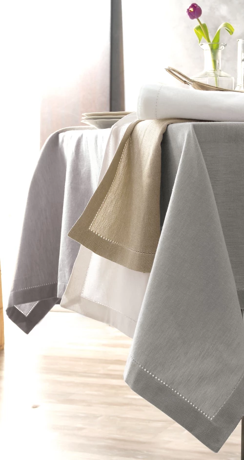 INEZ - ΤΡΑΠΕΖΟΜΑΝΤΗΛΟ ME ΑΖΟΥΡ ΛΕΥΚΟ ΣΕΤ ΠΕΤΣΕΤΕΣ 6ΤΜΧ (45Χ45)