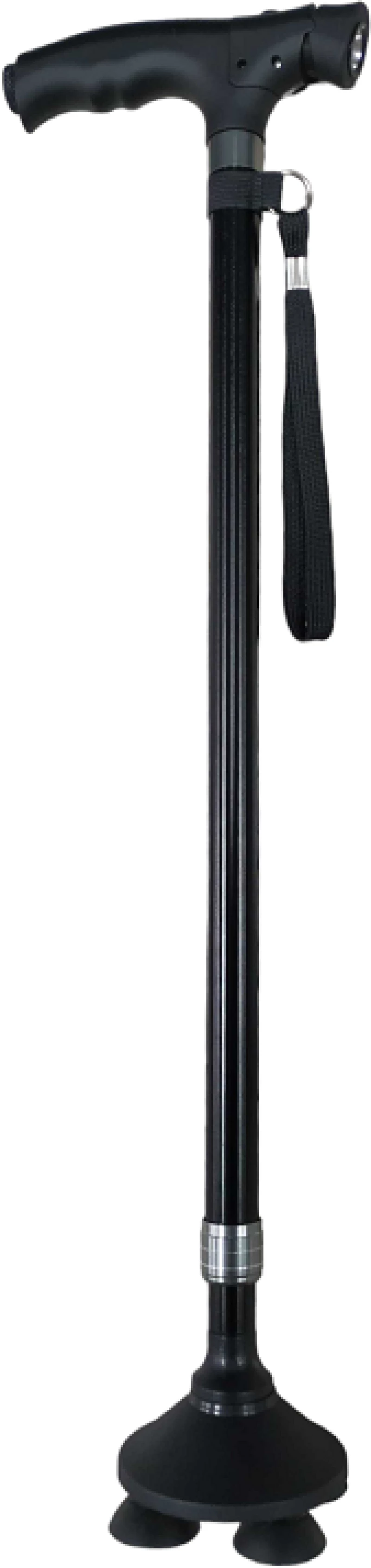 Μπαστούνι βάδισης τετράποδο με φακό LED - 209-2 - 112067