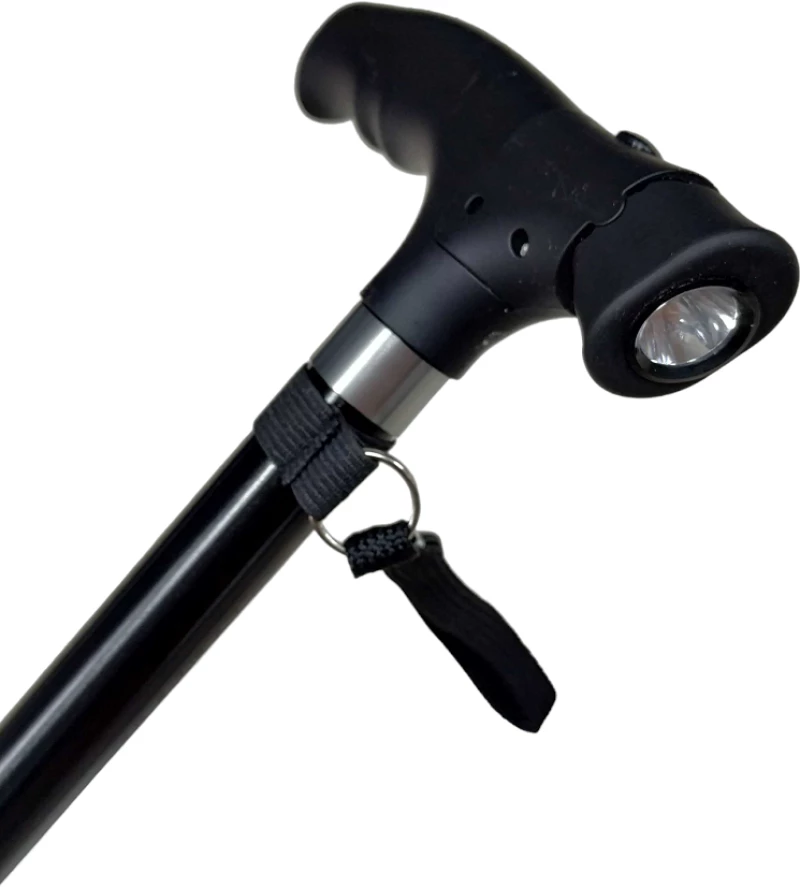Μπαστούνι βάδισης τετράποδο με φακό LED - 209-2 - 112067