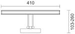 Spotlight Φωτιστικό Λουτρού LED Ρυθμιζόμενο 9W 3000K (6483)