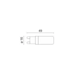 SPOTLIGHT Λαμπτήρας LED G9 Κεραμικός 5W 380LM 4000K