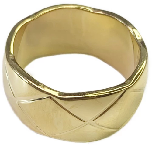 Ατσάλινο Δαχτυλίδι, #17, Χρυσαφί, 2012-250X-17 | Karma Fashion