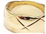 Ατσάλινο Δαχτυλίδι, #17, Χρυσαφί, 2012-250X-17 | Karma Fashion