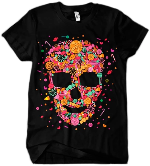 Candy Skull Μαύρο