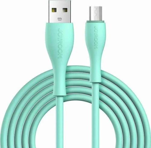 Joyroom USB - micro USB cable 2,4 A 1 m green
