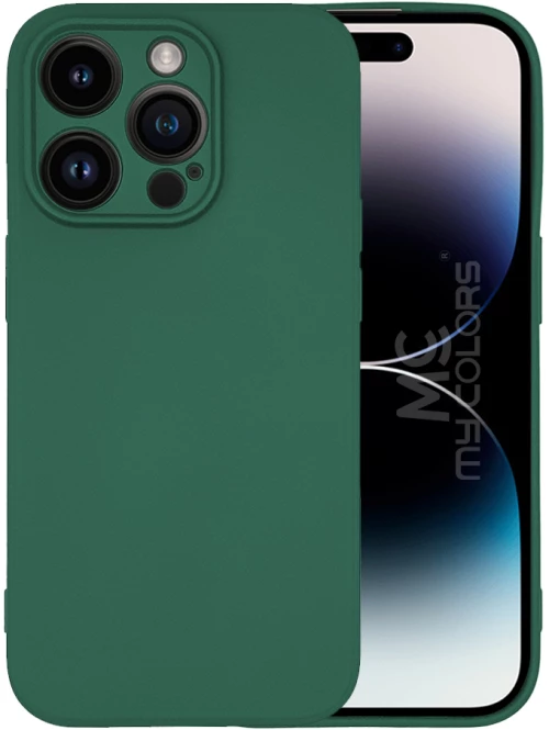 Θήκη Σιλικόνης My Colors Apple iPhone 14 Pro Πράσινο Σκούρο - My Colors - Πράσινο Σκούρο - iPhone 14 Pro