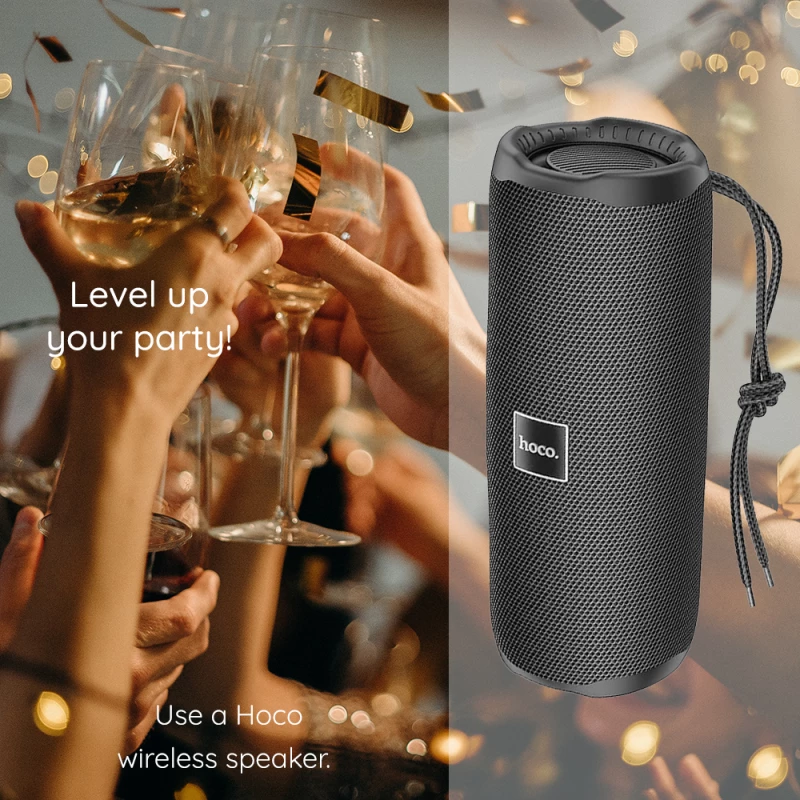 Hoco Boxa Portabila Bluetooth 5.3, 20W - Hoco Vocal (HC16) - Black 6931474791450