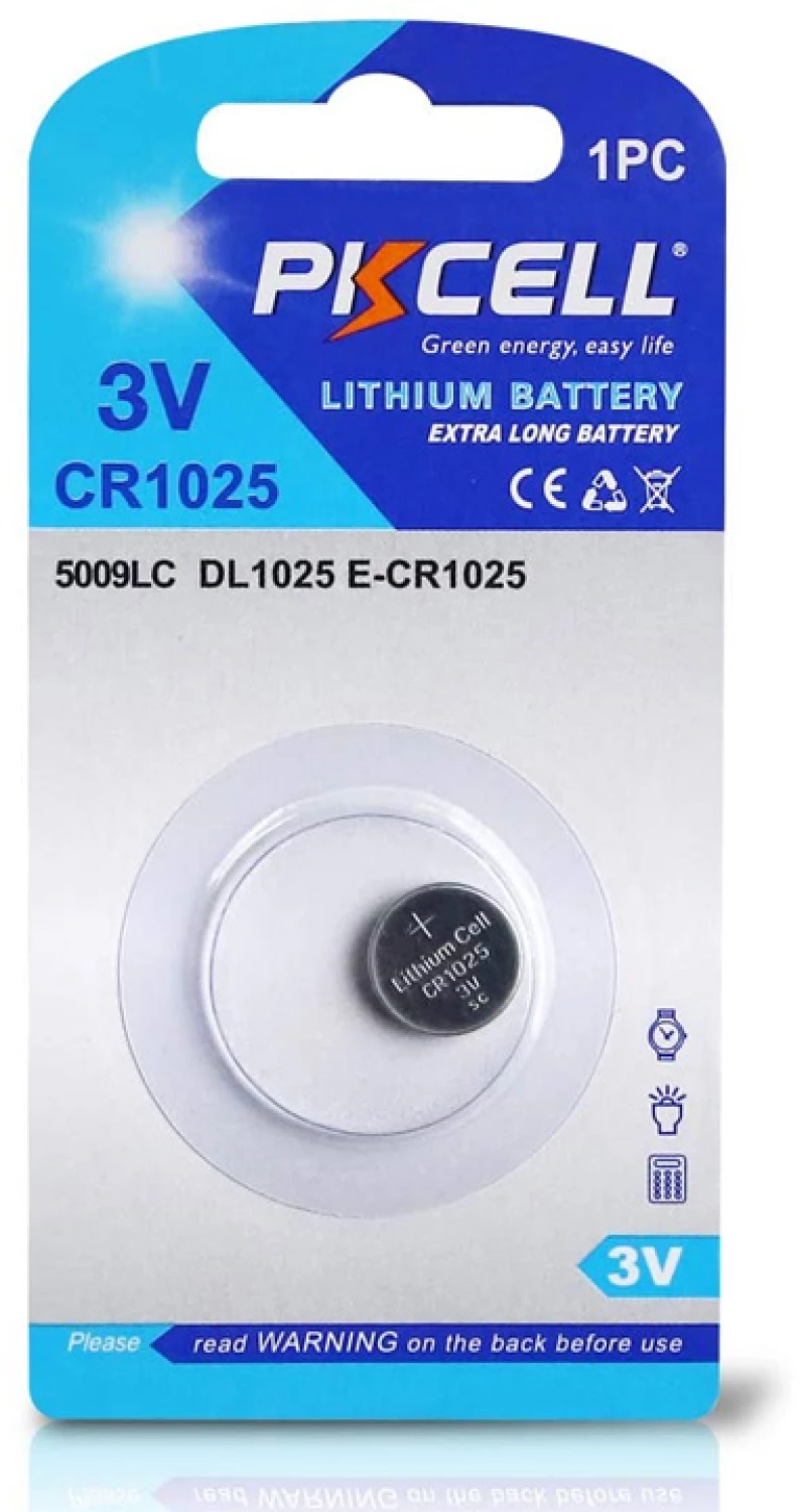Pkcell Κουμπί Λιθίου CR1025-1B (1τμχ)