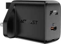 Acefast Φορτιστής Ταξιδίου Acefast A24 Fast Charging USB-C PD30W GaN Μαύρος 39898 6974316281269