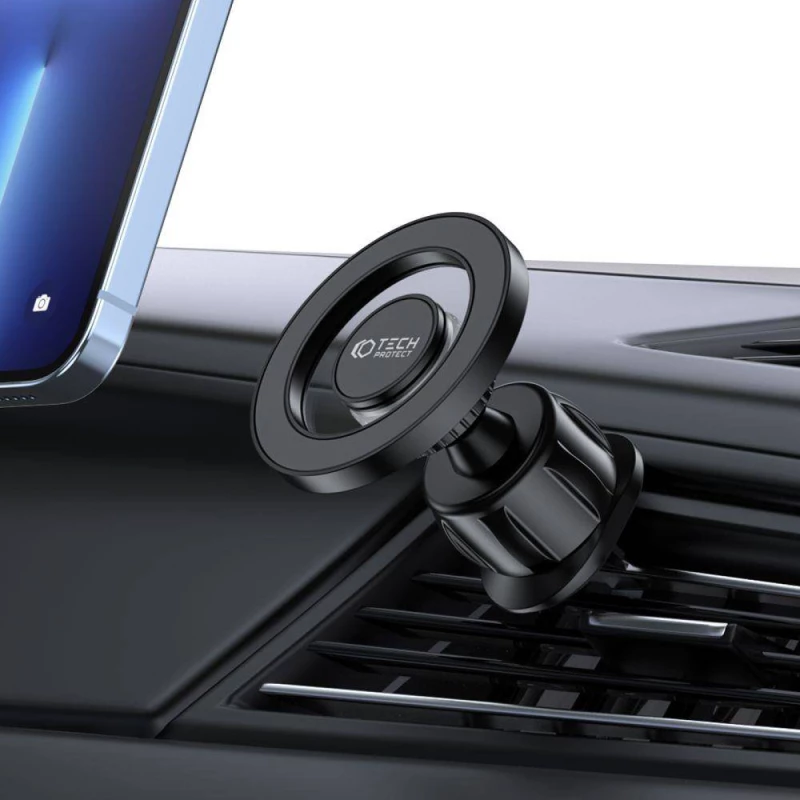 Μαγνητική βάση αυτοκινήτου MagSafe για μάσκα αερισμού Tech-Protect N5 μαύρο