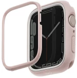 Case APPLE WATCH 4 / 5 / 6 / 7 / 8 / SE ( 44 / 45 MM) UNIQ Moduo White - pink