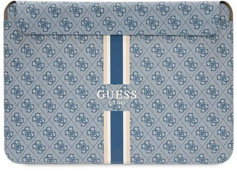 Bag LAPTOP 14" Guess Sleeve 4G Printed Stripes (GUCS14P4RPSB) blue