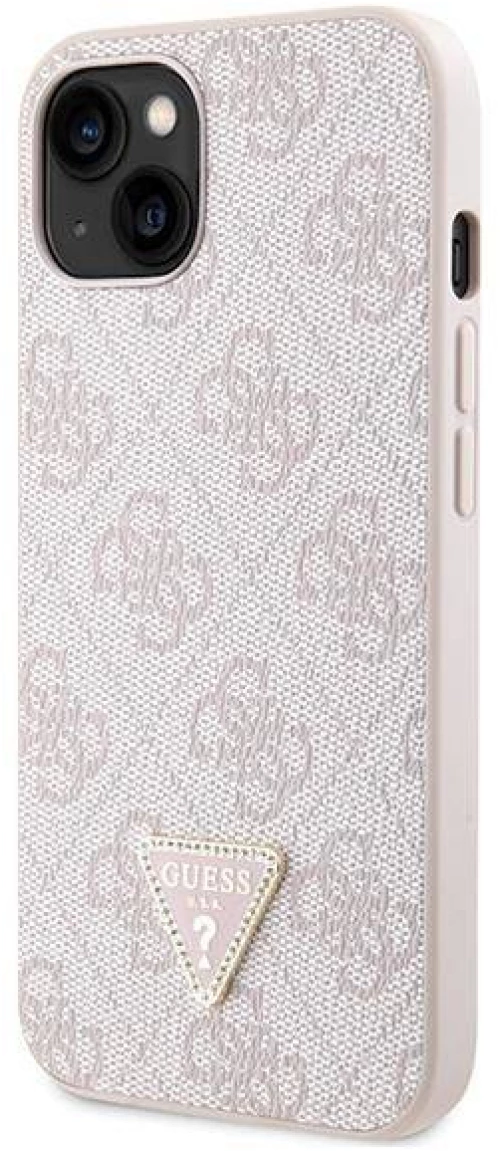 Original Case IPHONE 14 PRO MAX Guess Hardcase Crossbody 4G Metal Logo (GUHCP14XP4TDSCPP) pink