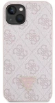 Original Case IPHONE 14 PRO MAX Guess Hardcase Crossbody 4G Metal Logo (GUHCP14XP4TDSCPP) pink