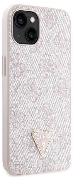 Original Case IPHONE 14 PRO MAX Guess Hardcase Crossbody 4G Metal Logo (GUHCP14XP4TDSCPP) pink