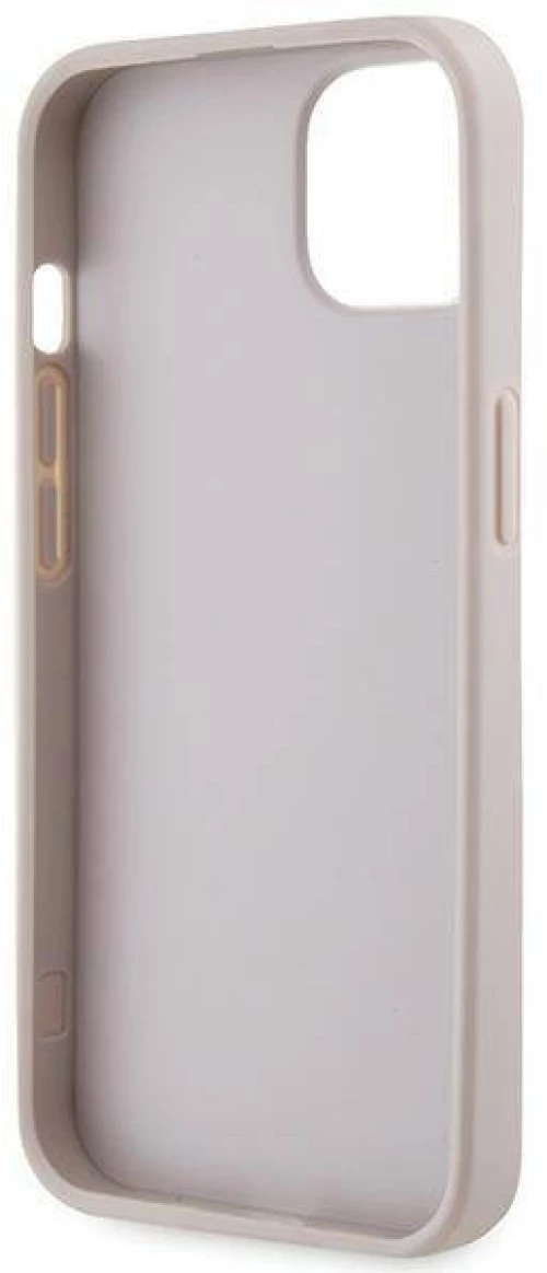 Original Case IPHONE 14 PRO MAX Guess Hardcase Crossbody 4G Metal Logo (GUHCP14XP4TDSCPP) pink